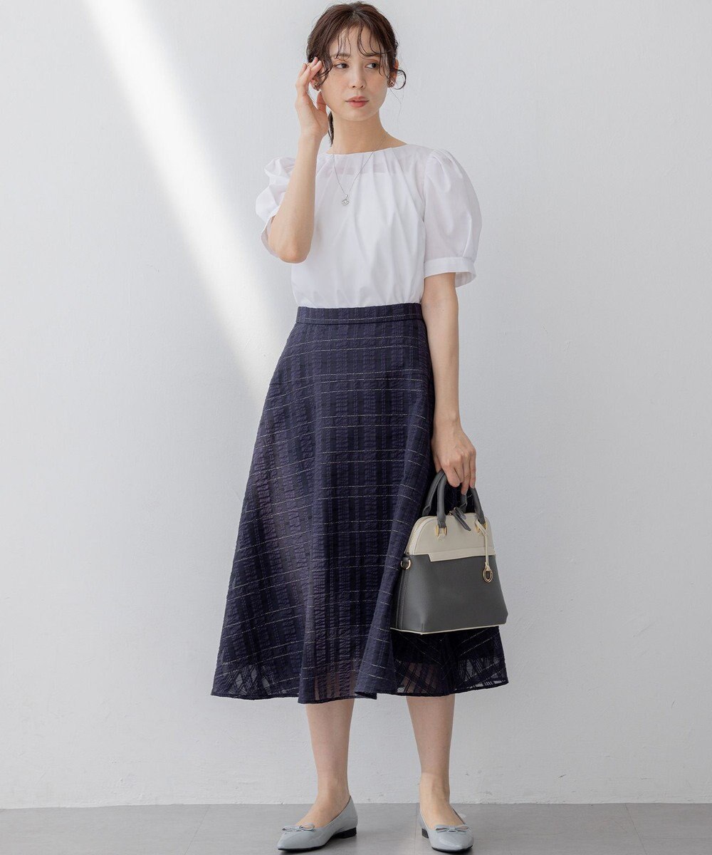 組曲 L ソフトローンパフスリーブ ブラウス 