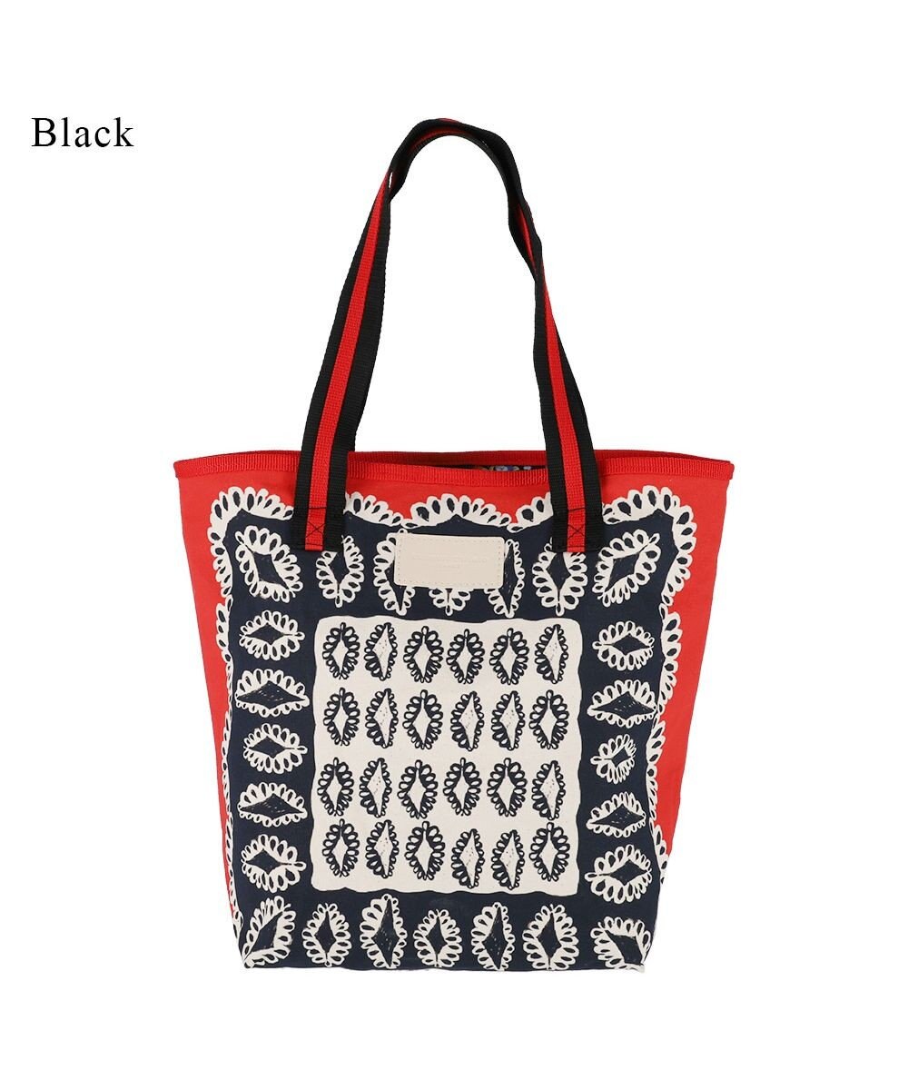 tsumori chisato CARRY ダイヤモンドフラワー トートバッグ リバーシブル 花柄 