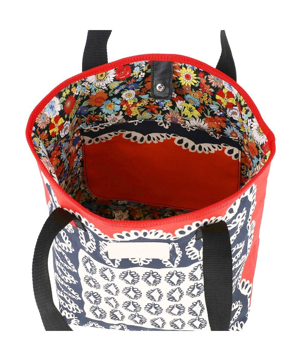 tsumori chisato CARRY ダイヤモンドフラワー トートバッグ リバーシブル 花柄 