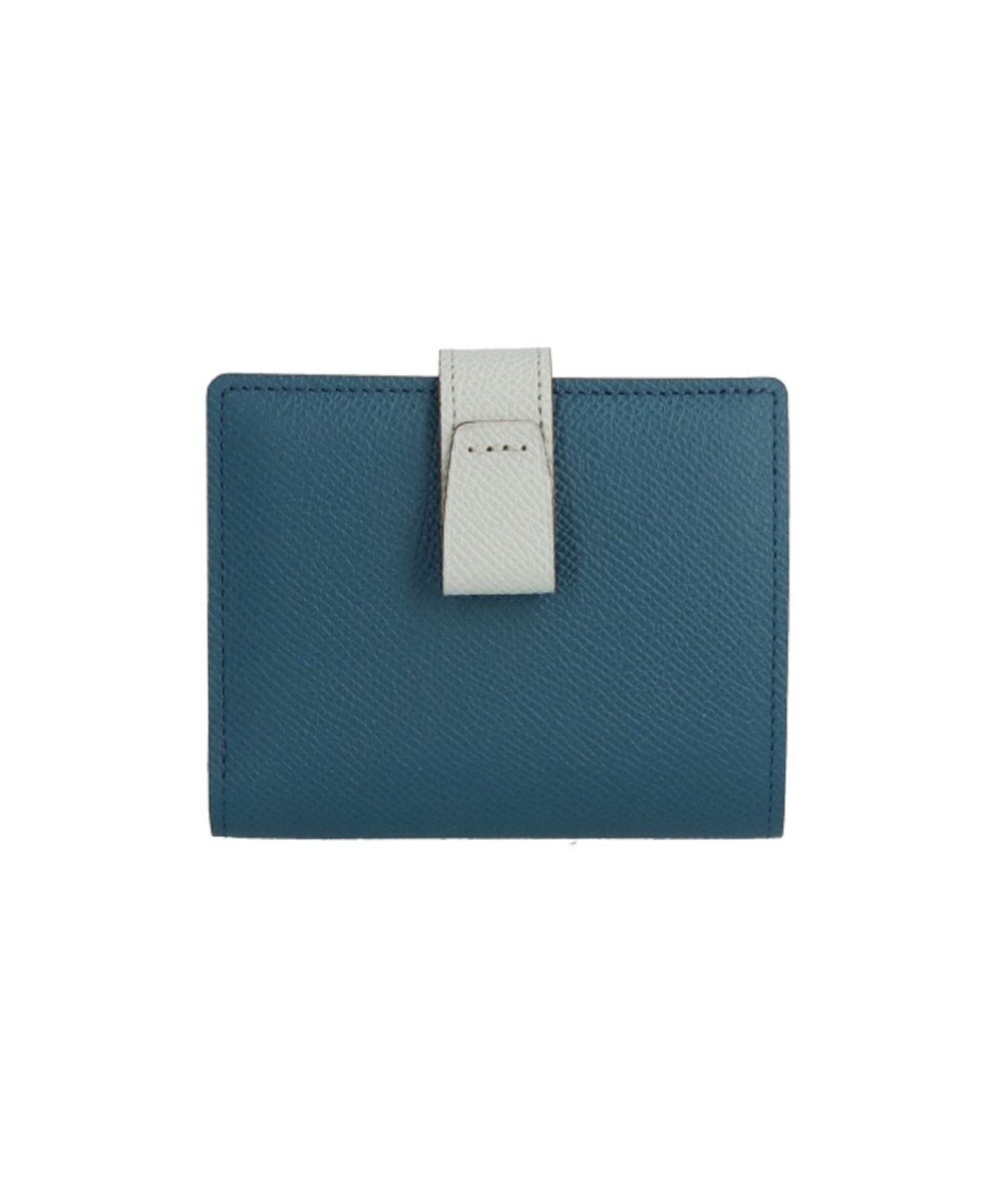 Atelier nuu 日本製 本革 バイカラーnoble 二つ折れウォレット 