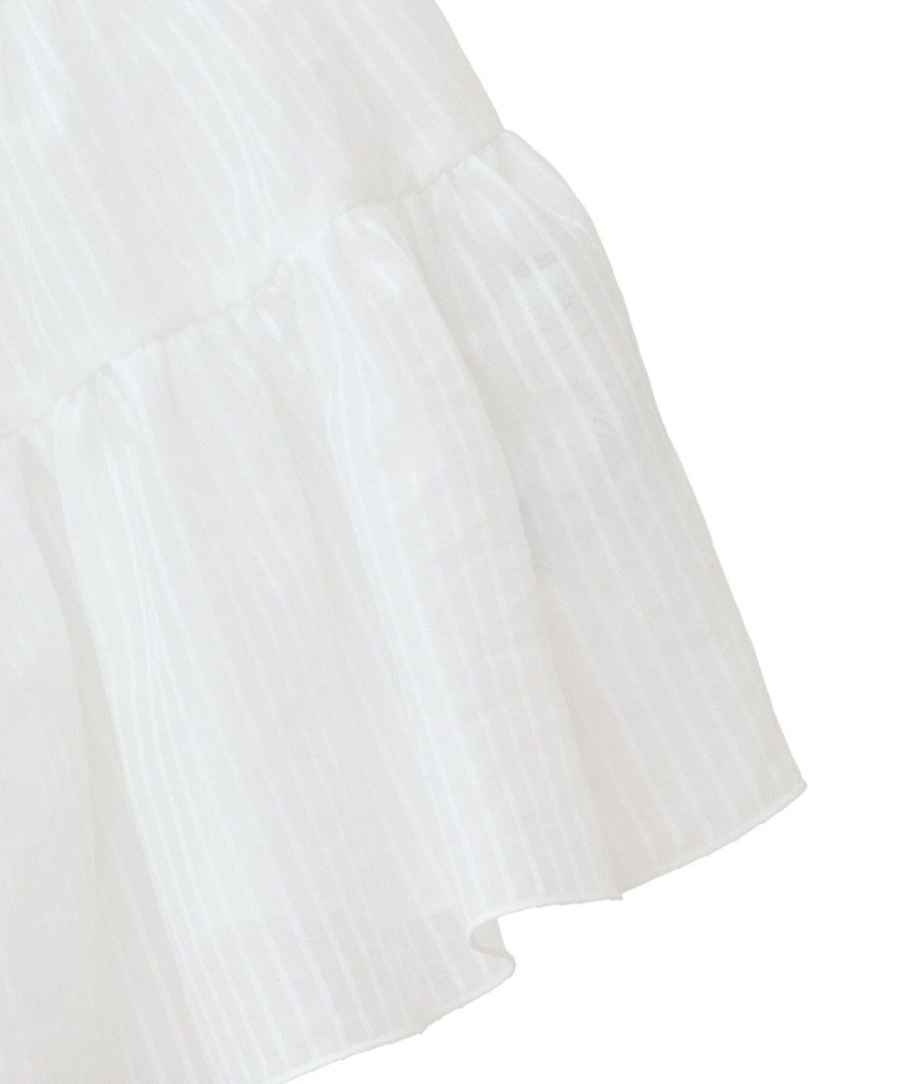 earth music&ecology シアーストライプラップスカート 