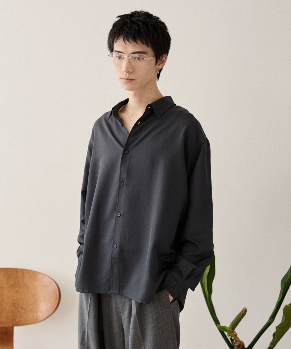 WEGO ルーズシルエットボックスシャツ（LS） 