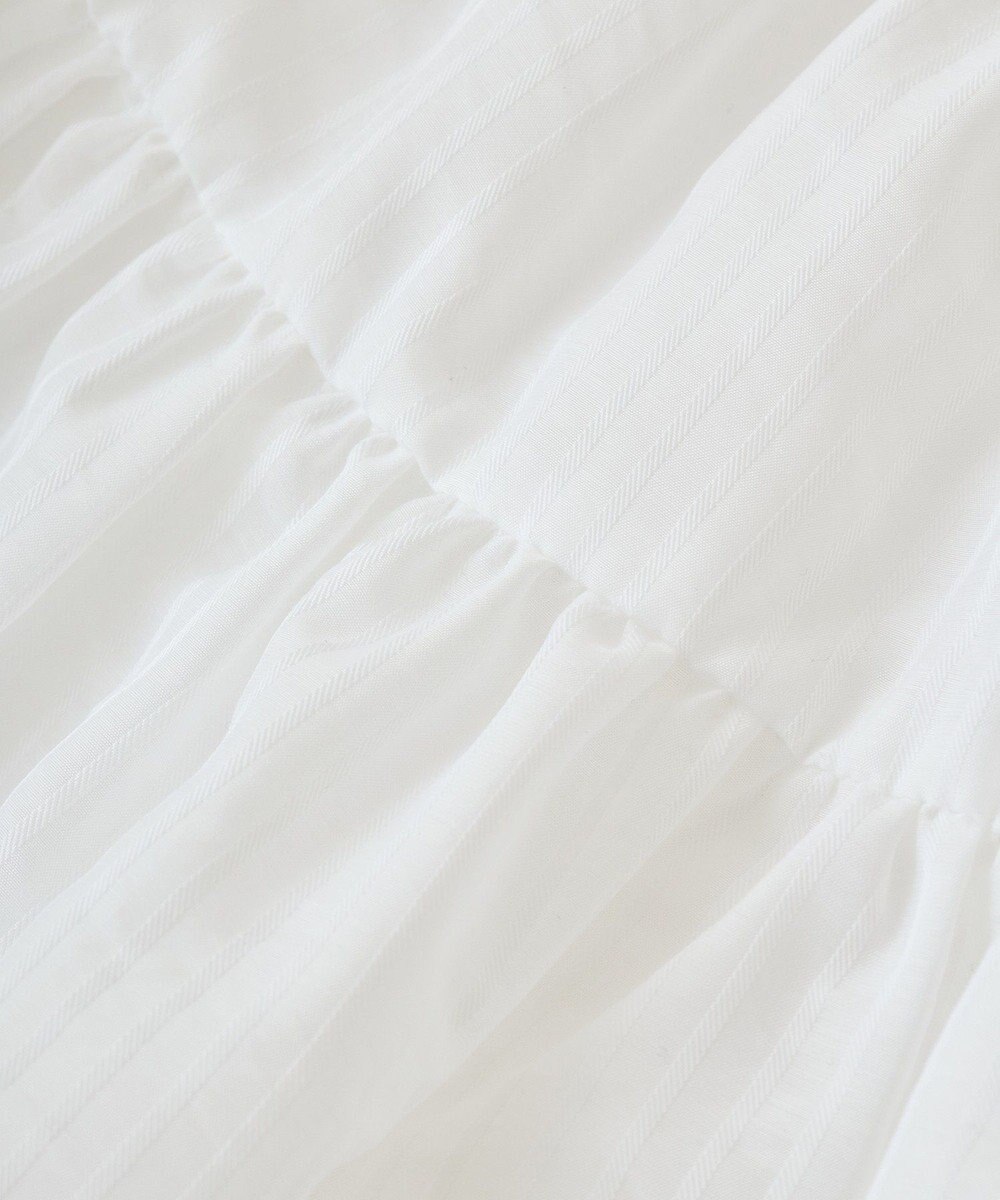 earth music&ecology シアーストライプラップスカート 