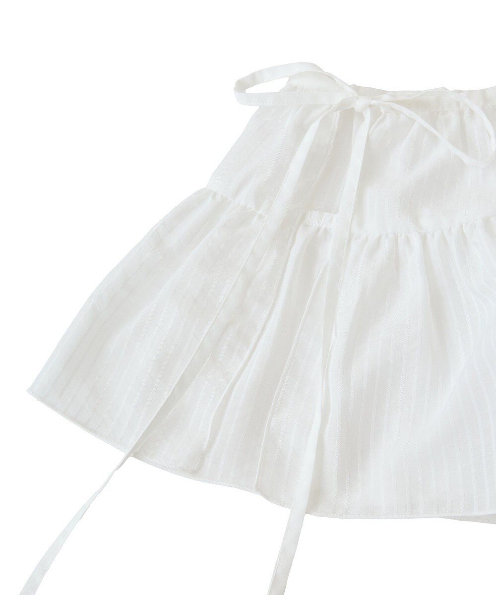 earth music&ecology シアーストライプラップスカート 