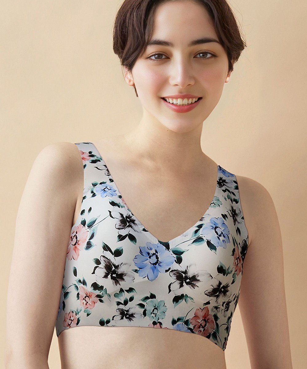 WACOAL 【GOCOCi ゴコチ】 ノンワイヤーブラ まるでつけていないような着ごこち 上向きで立体的なバストシルエット ブラトップ ハーフトップ レディース CGG536 /ワコール 