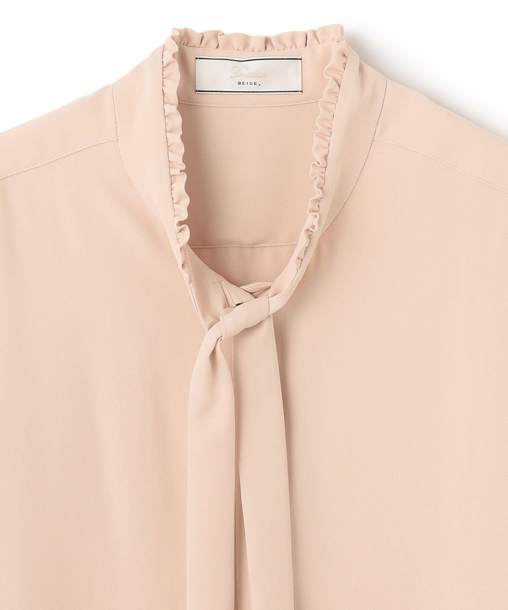BEIGE， 【L-size】EVA / ボウタイロングスリーブ ブラウス 