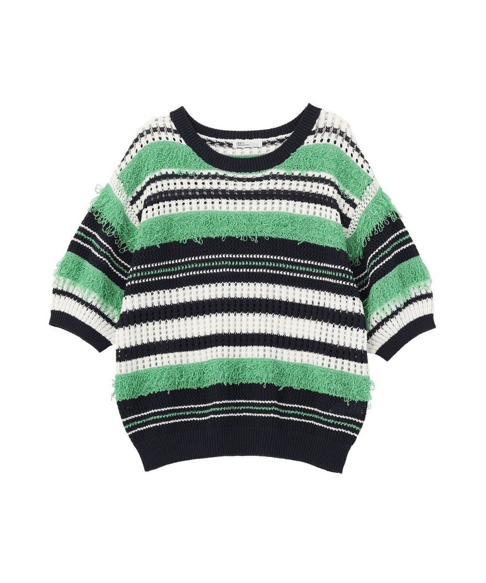 CRAFT STANDARD BOUTIQUE マルチカラーファンシーニットプルオーバー 