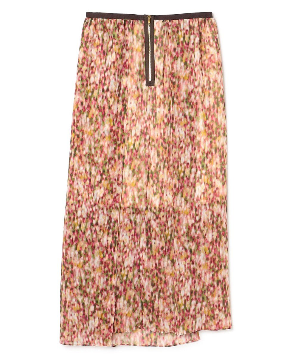 BEIGE， 【洗える】BORONIA / フラワーシフォンロングスカート 