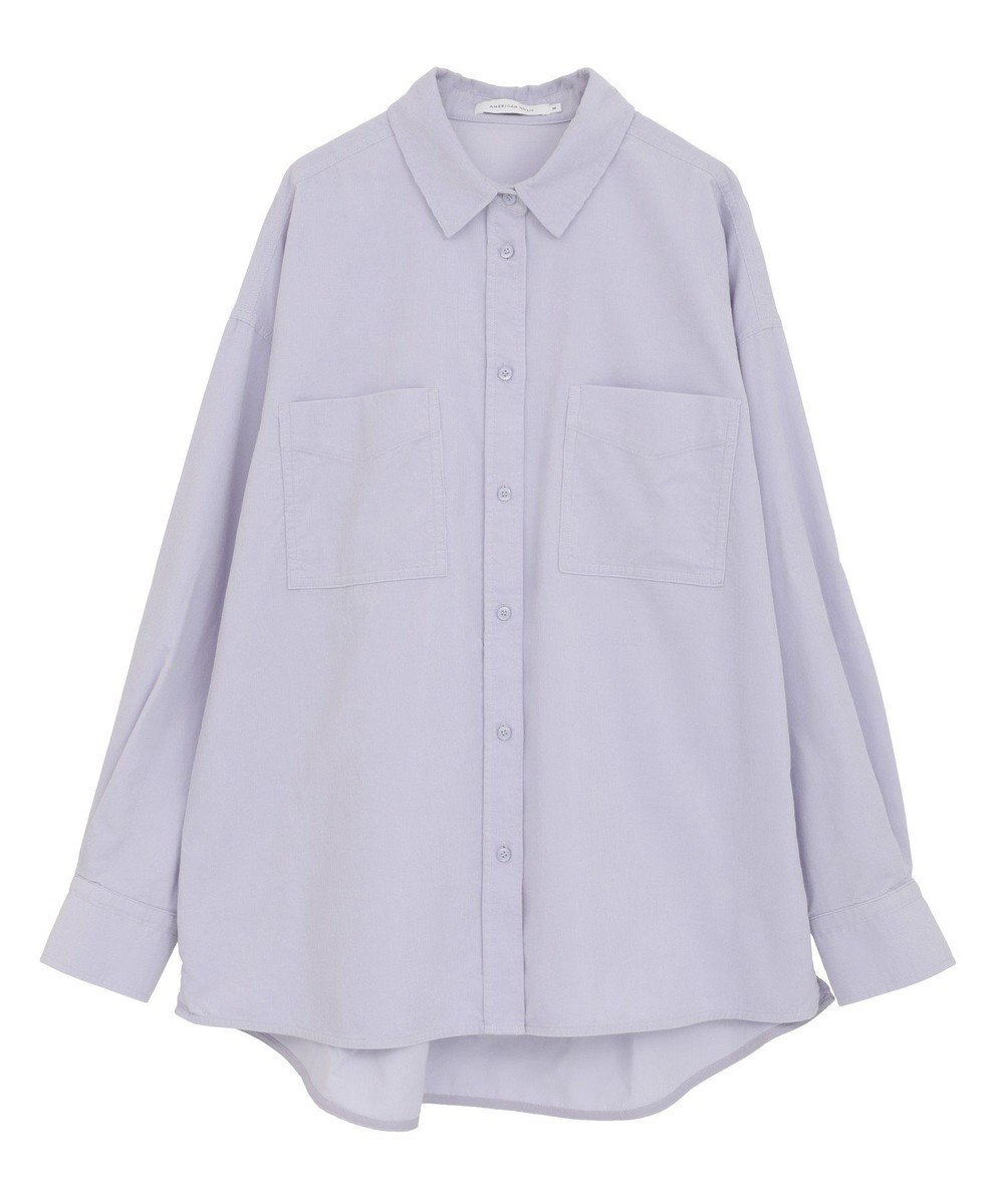 AMERICAN HOLIC Ｗポケットコーデュロイシャツ 