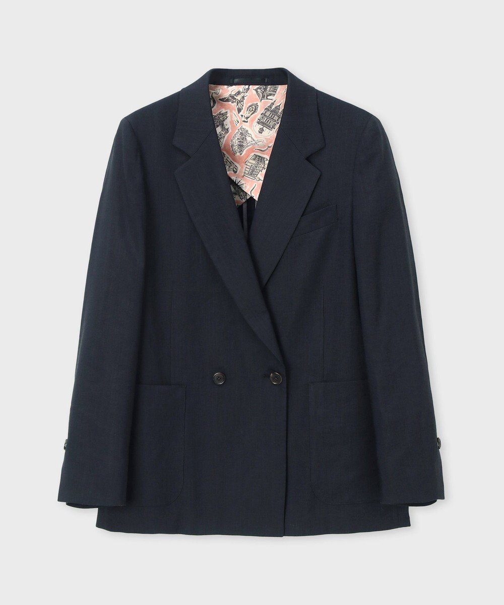 Paul Smith レーヨンリネン ダブルジャケット 