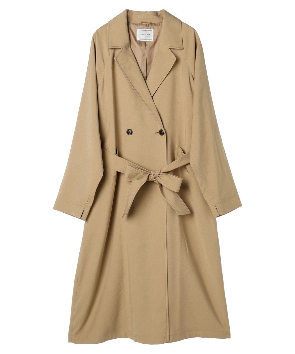 AMERICAN HOLIC 花粉防止Ｗボタントレンチコート 