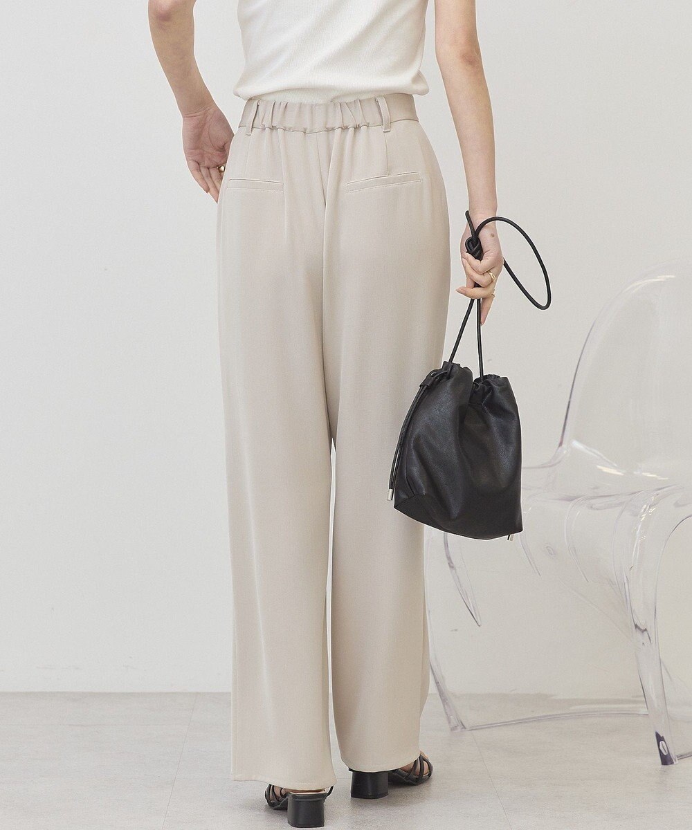 AMERICAN HOLIC 【イージーケア】ドレープパンツ 