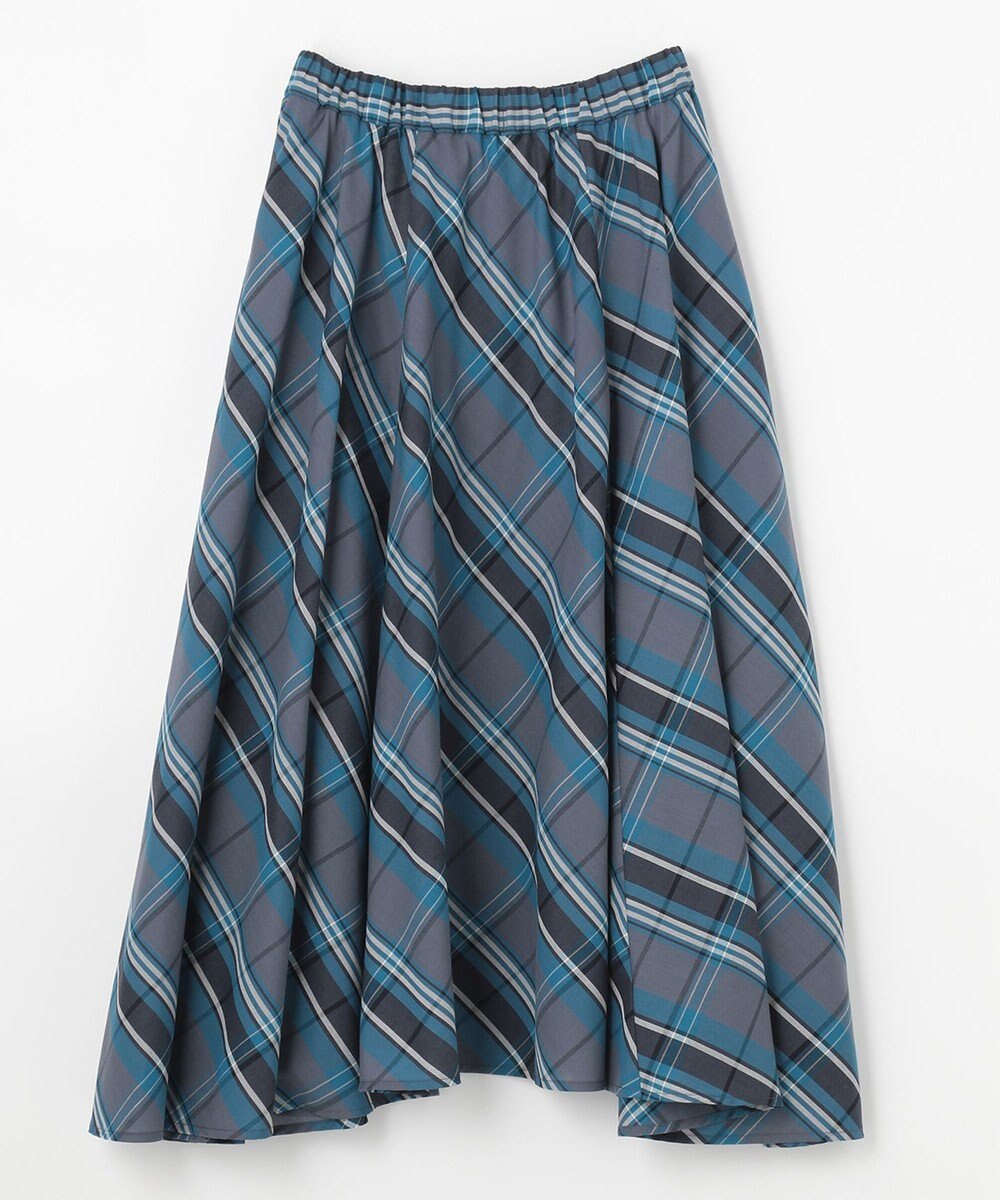 ANY 【ウエストゴム】マドラスチェック スカート 