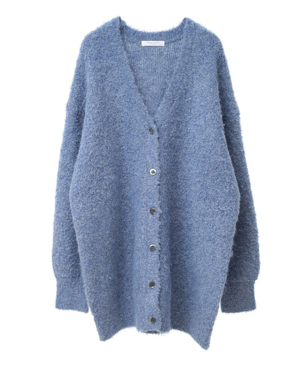 Green Parks ブークレーＶネックミディ丈カーディガン 