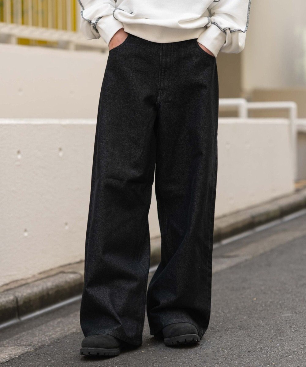 WEGO エクストラバギーデニムパンツ 