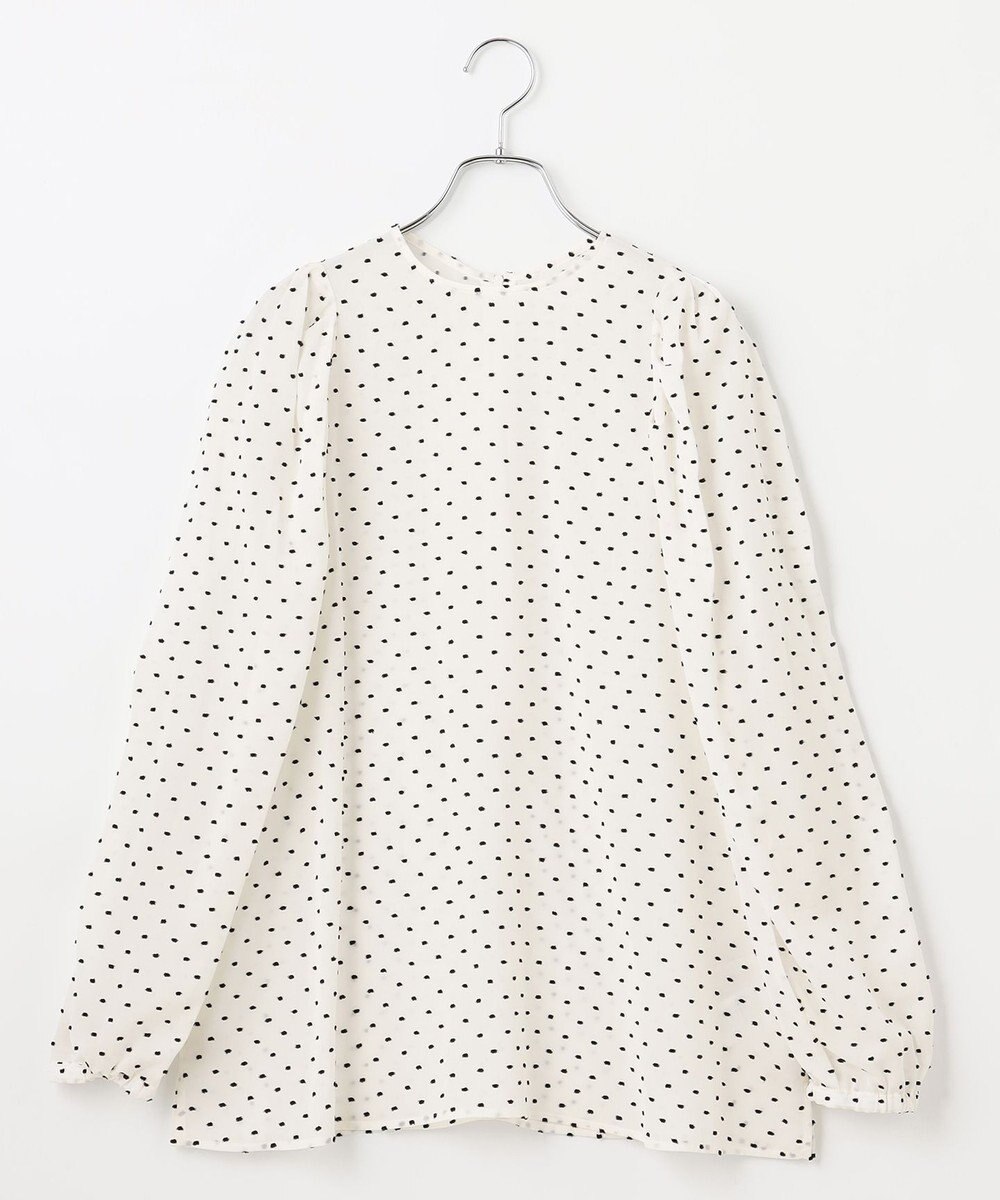 #Newans シアーパフスリーブブラウス 