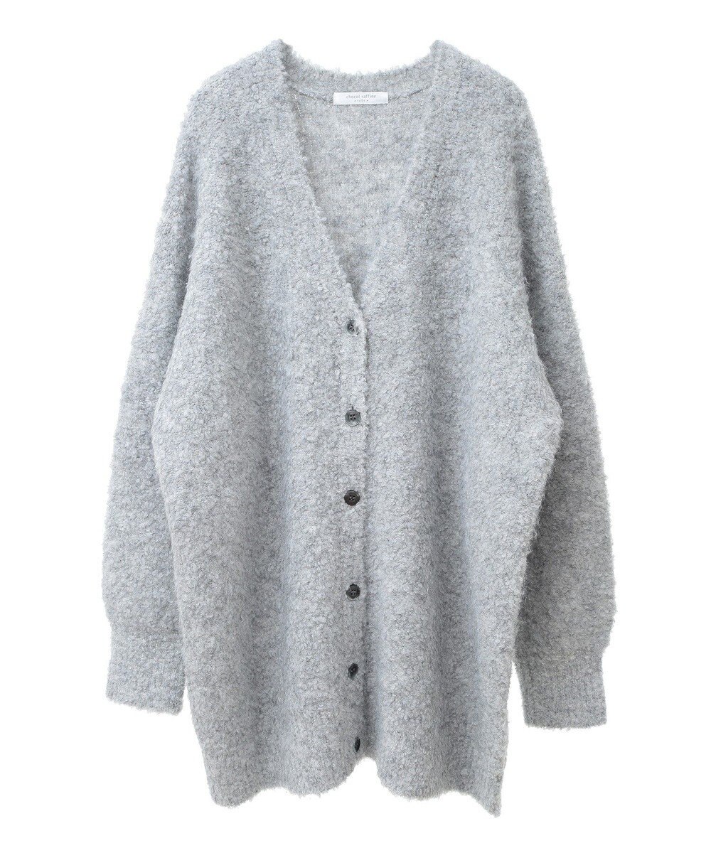 Green Parks ブークレーＶネックミディ丈カーディガン 