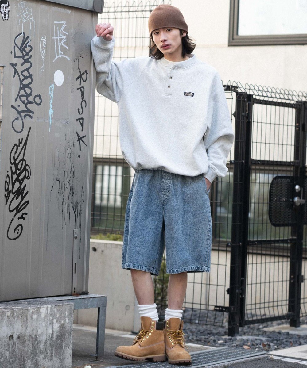 WEGO 【ウエストゴム/SMLサイズ展開】イージーコットンハーフパンツ 