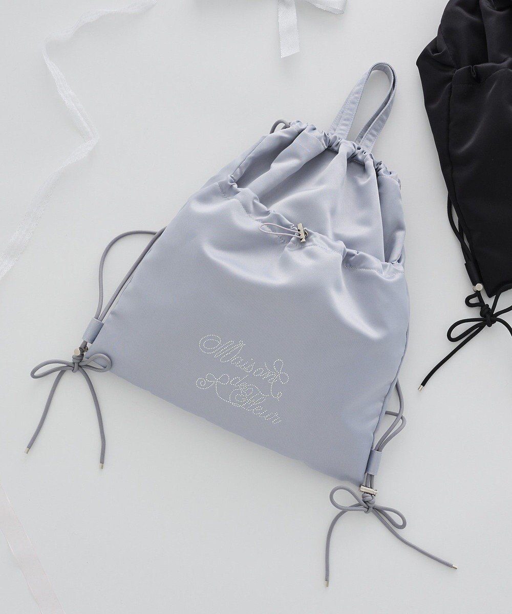 Maison de FLEUR キャザーリボンナップサック 