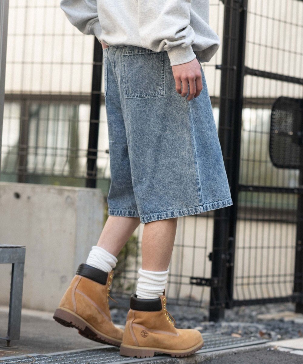 WEGO 【ウエストゴム/SMLサイズ展開】イージーコットンハーフパンツ 