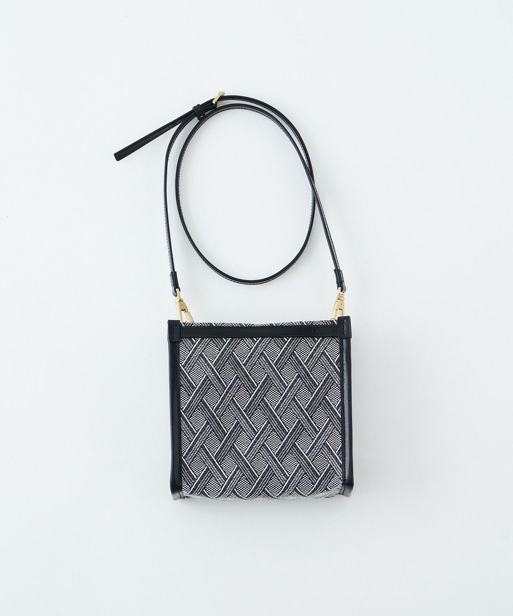 MIYABIYA LAQUOH クロス柄ジャガードショルダーバッグ 