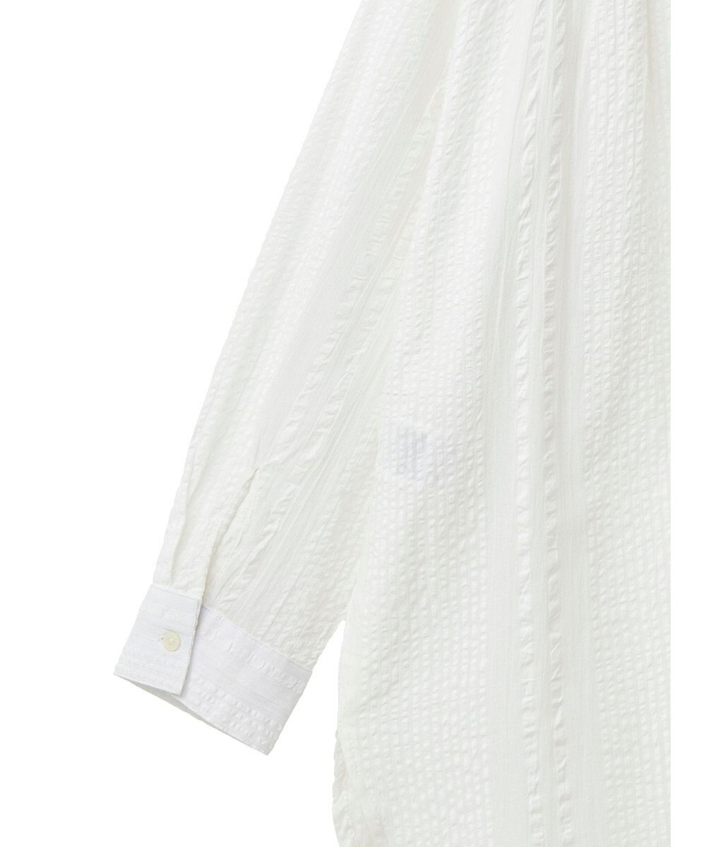 Green Parks インド綿 シアサッカーシャツ 