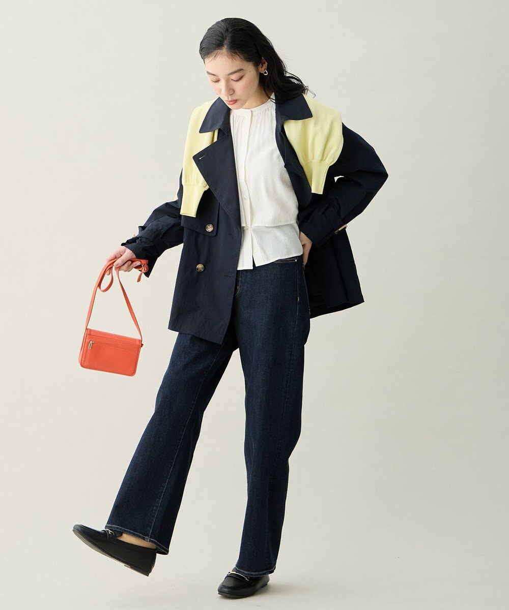 ANY ラッフルクロップドシャツ 