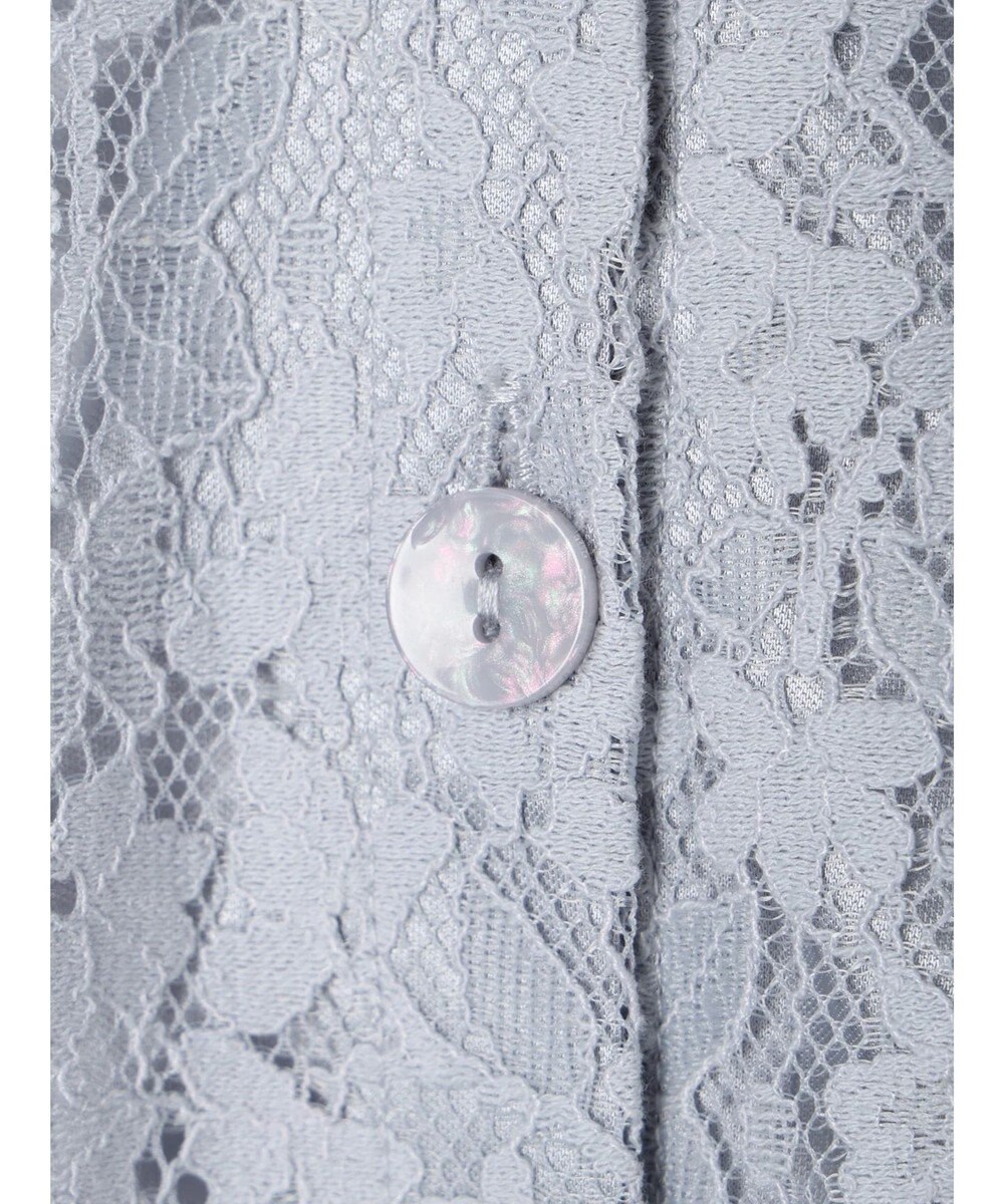 earth music&ecology フラワーレースブラウス 