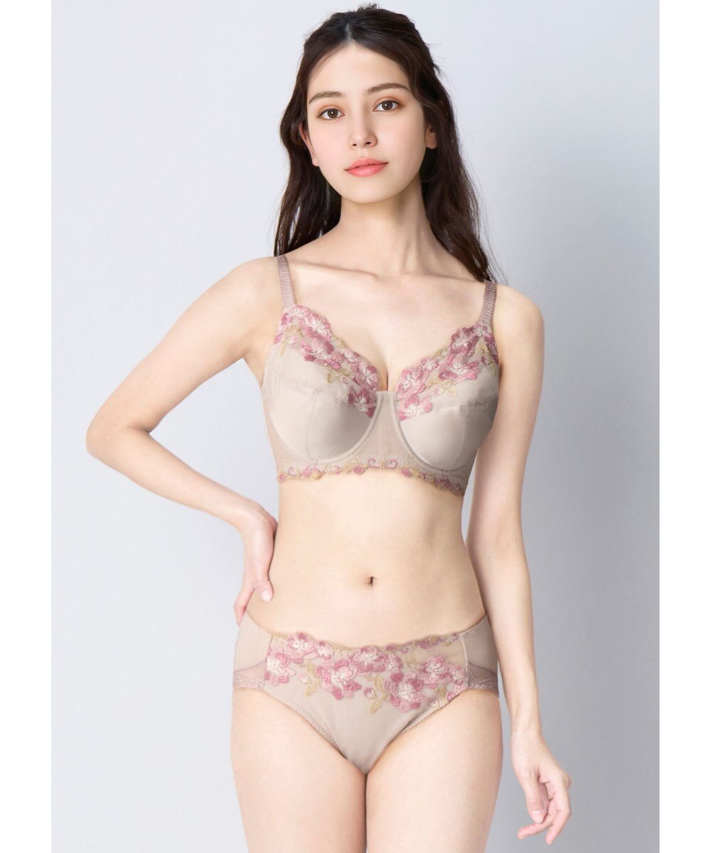 Wing ブラジャー Wing Lesiage 安定感のあるつけごこち 綿混素材(肌側) 【5010シリーズ】 フルカップブラ Hカップまで対応 大きいサイズ PB5010 ウイング／ワコール 