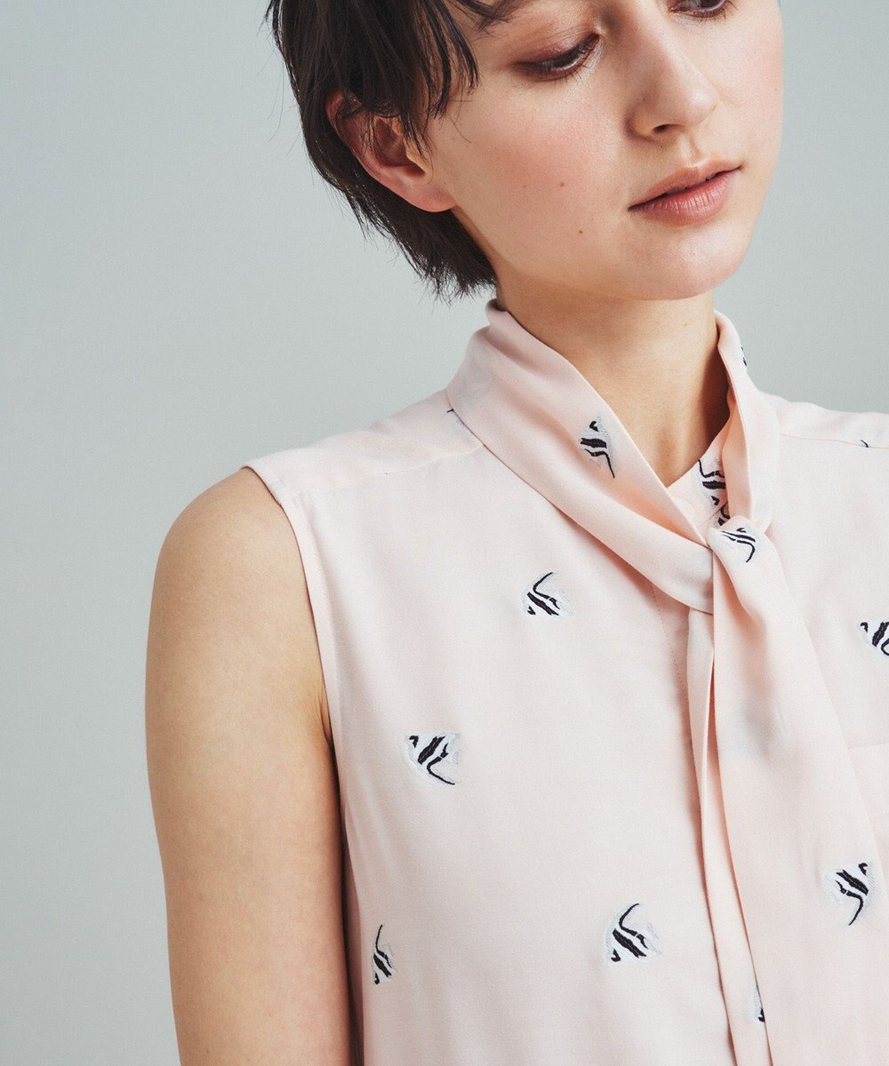 GRACE CONTINENTAL エンゼルフィッシュジャガードワンピース 