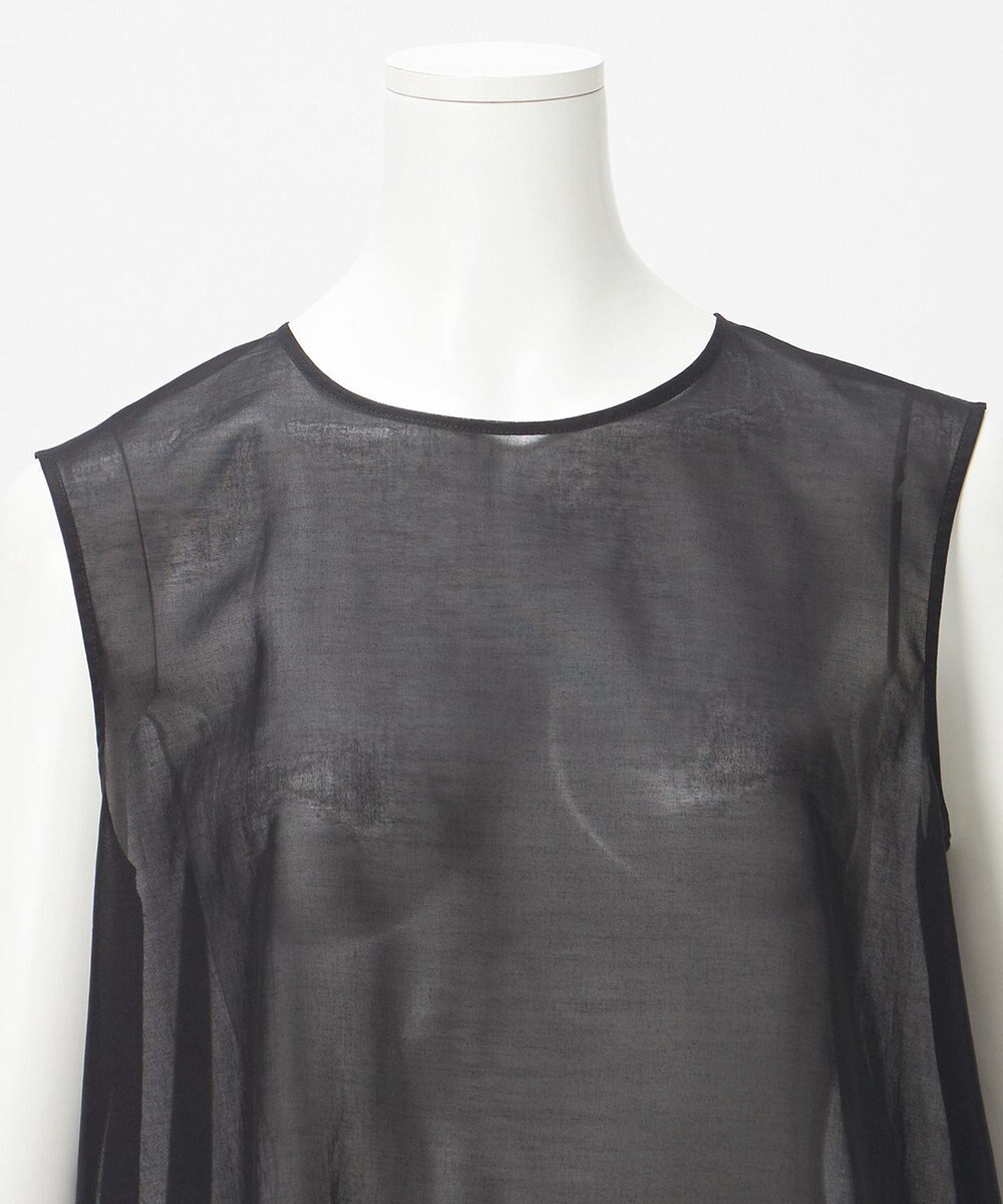 23区 【GOLD LABEL】コットンオーガンジー ジレコンビ ブラウス 