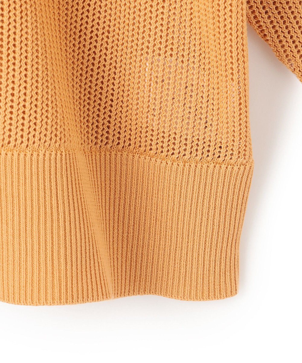 UNFILO L メッシュ クロップドニット 