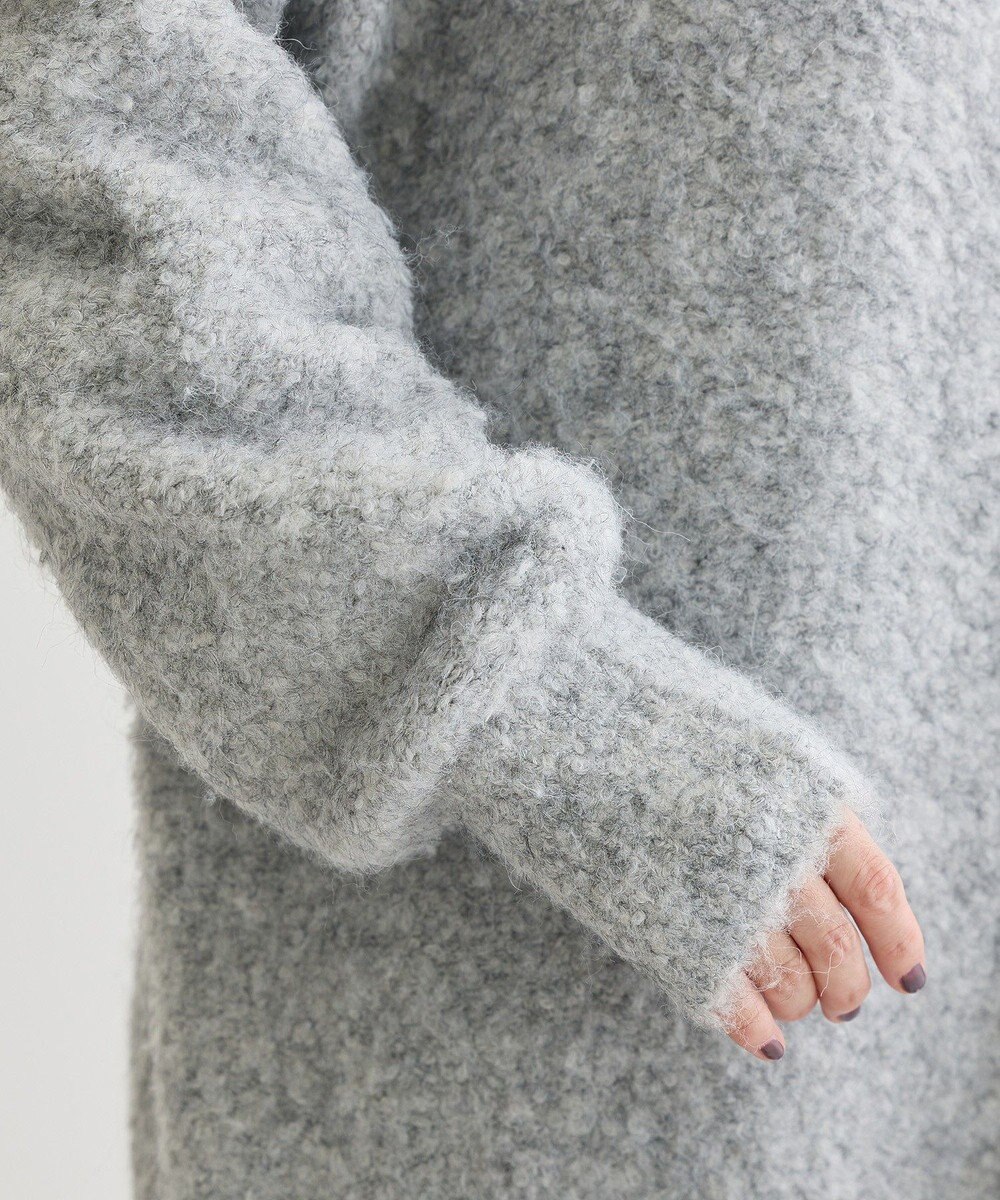 Green Parks ブークレーＶネックミディ丈カーディガン 