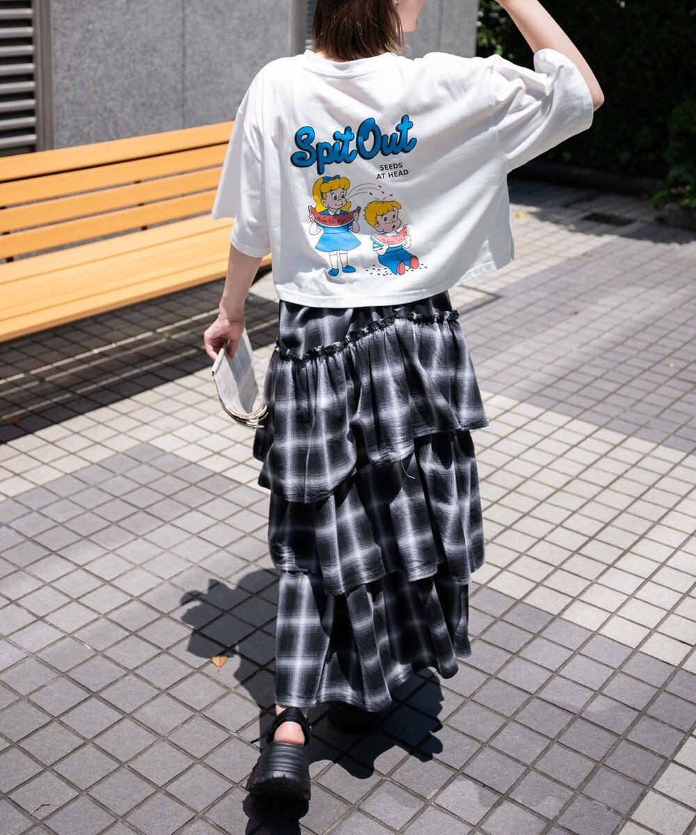 WEGO イラストモチーフグラフィックショートT 