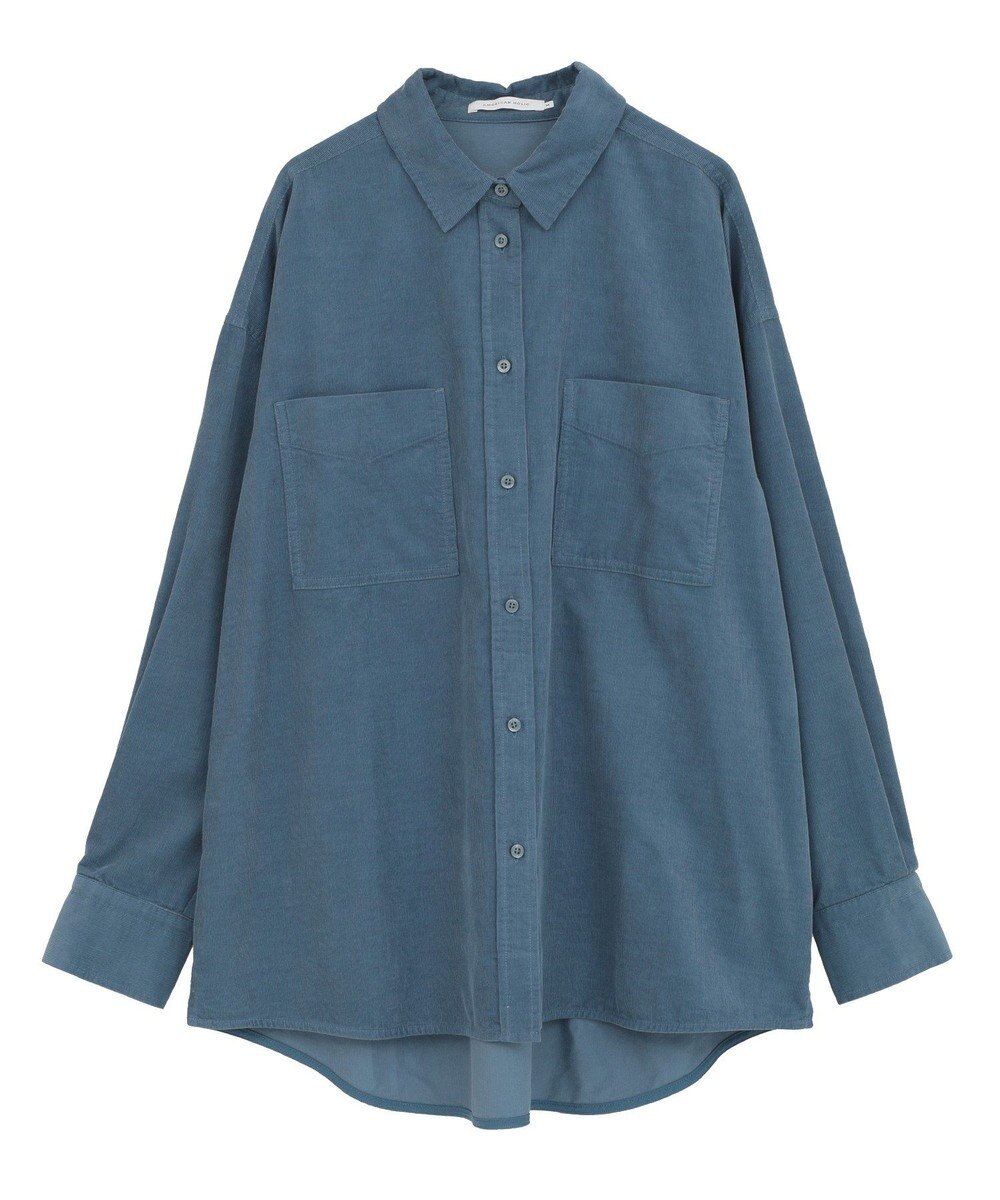 AMERICAN HOLIC Ｗポケットコーデュロイシャツ 