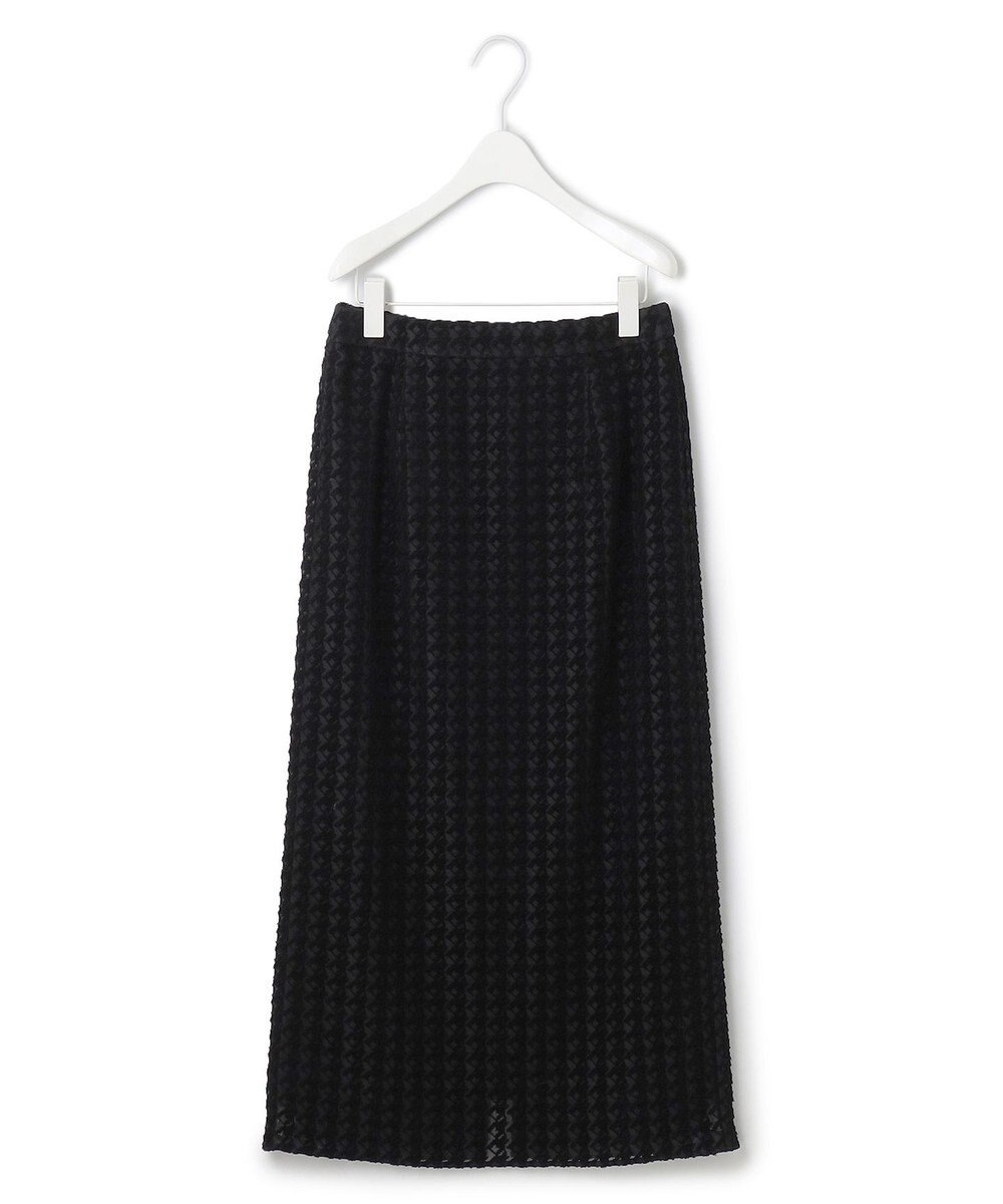 ICB L ハウンドトゥースフロッキーレース スカート 