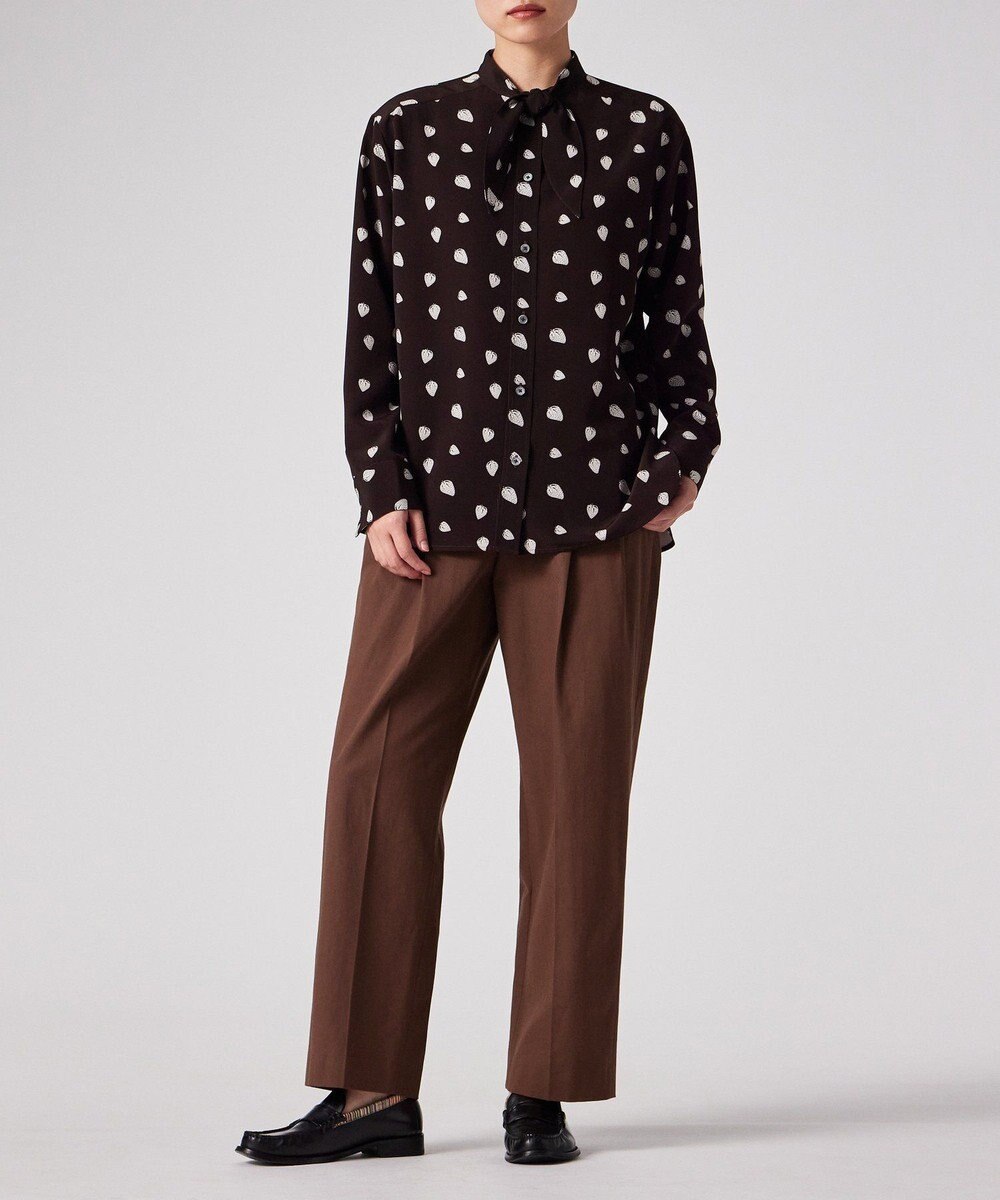 Paul Smith コットンギャバジン タックパンツ 