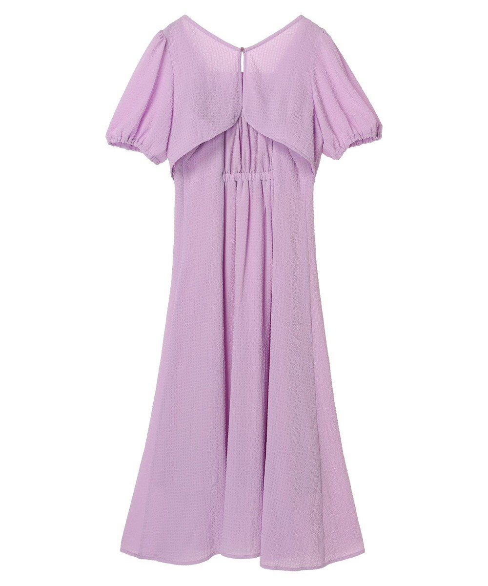 earth music&ecology ＳＥＴ２点パフスリーブブラウス＋キャミワンピース 