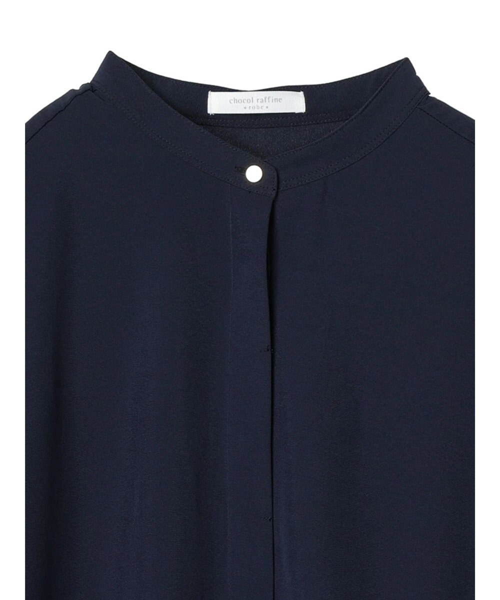 Green Parks イージーケア　比翼ボタンチュニック 