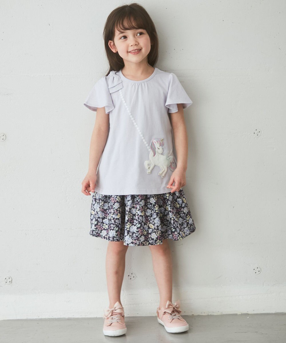 ANY KIDS 総柄スカパン 