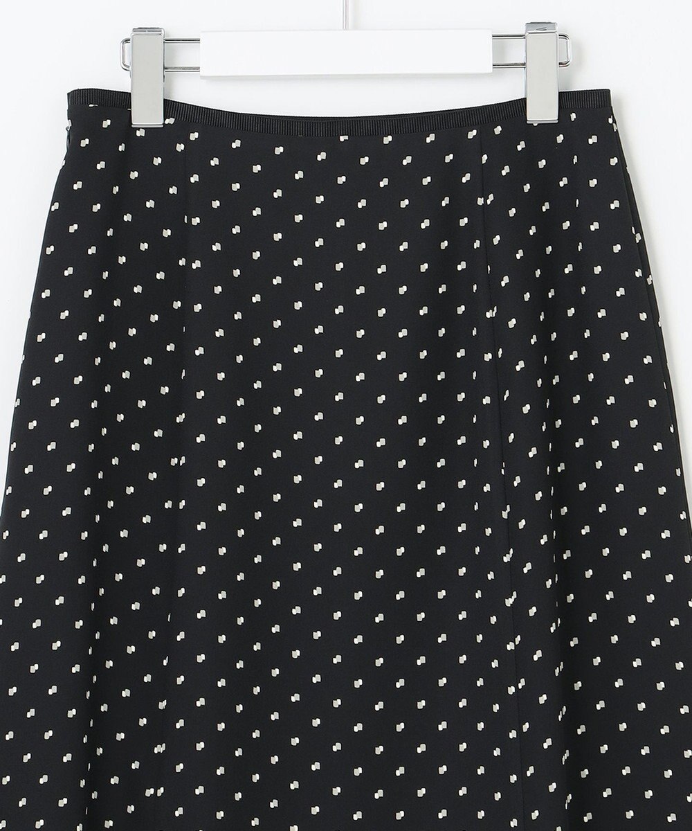 自由区 【セット可/洗える】ダブルスクエアプリント マーメイドシルエットスカート 