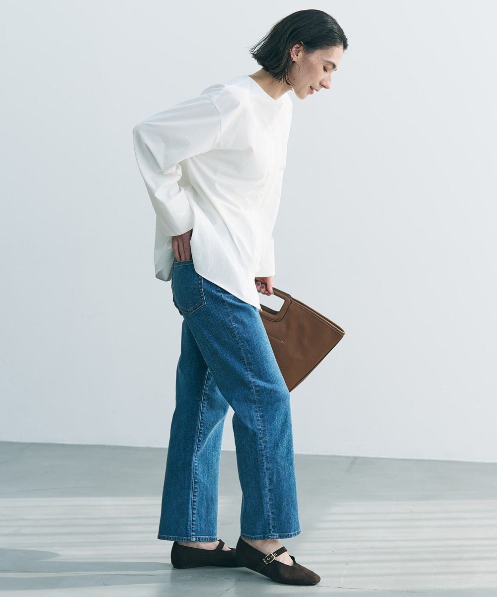 UNFILO 【UNFILO DENIM/新色追加】撥水ストレッチ テーパードデニム 