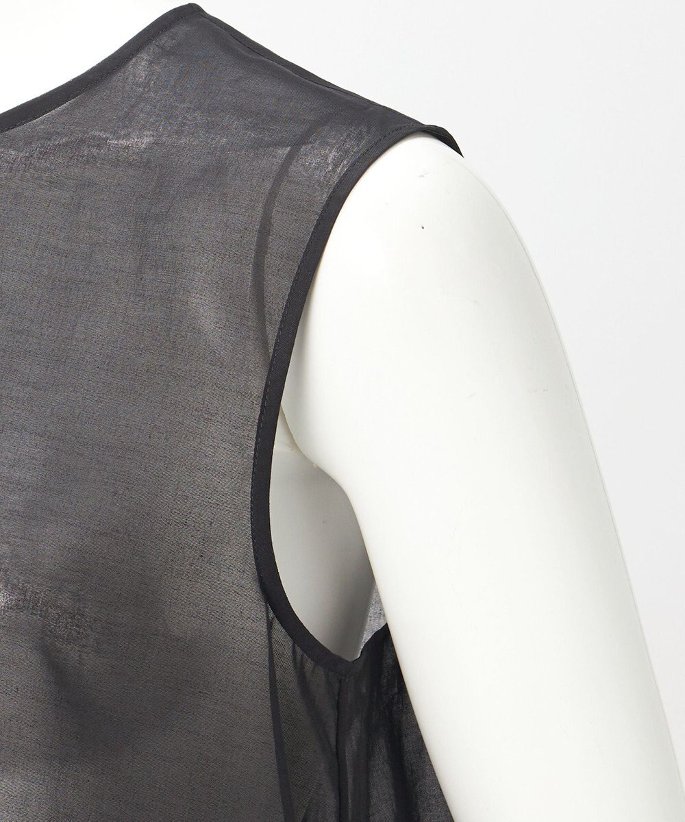 23区 【GOLD LABEL】コットンオーガンジー ジレコンビ ブラウス 