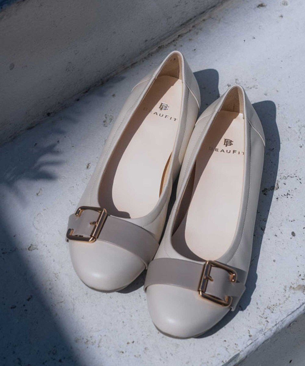 REGAL FOOT COMMUNITY 【ビューフィット】A71Y バックルベルト フラットパンプス 