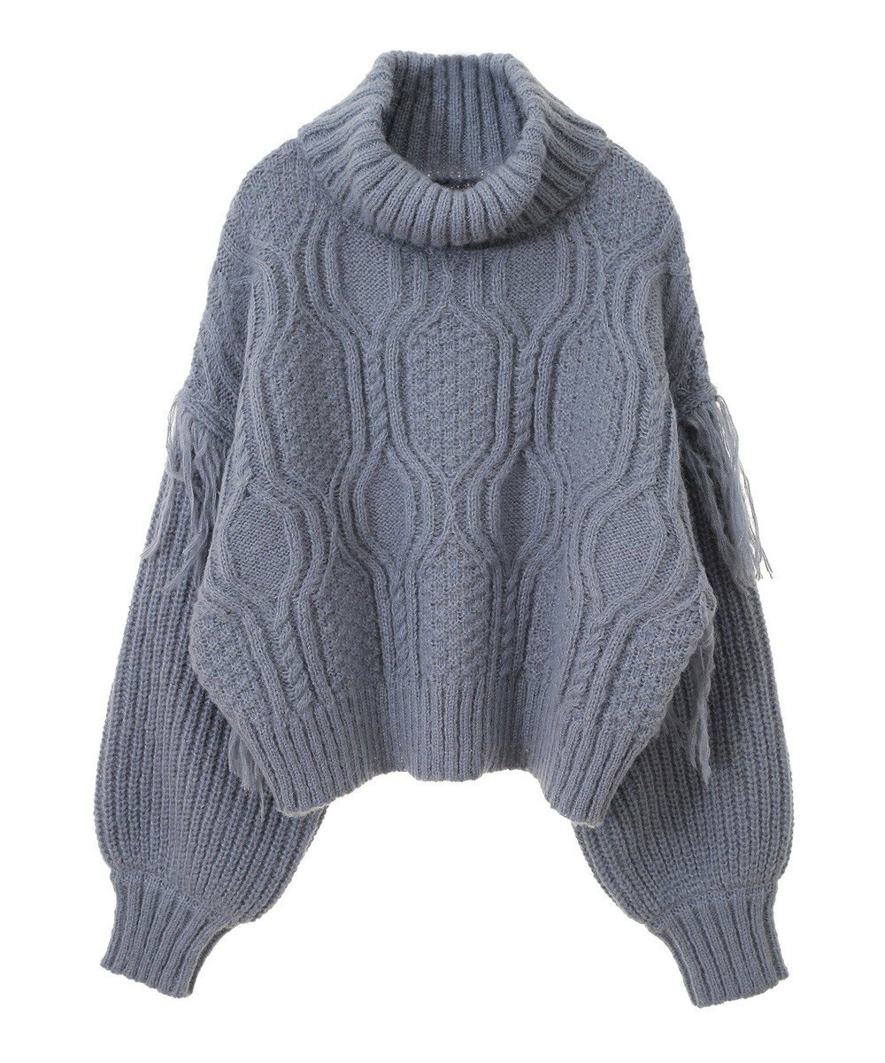 Green Parks ・ｓｗｉｎｇ　ｂｙ　フリンジタートルニット 