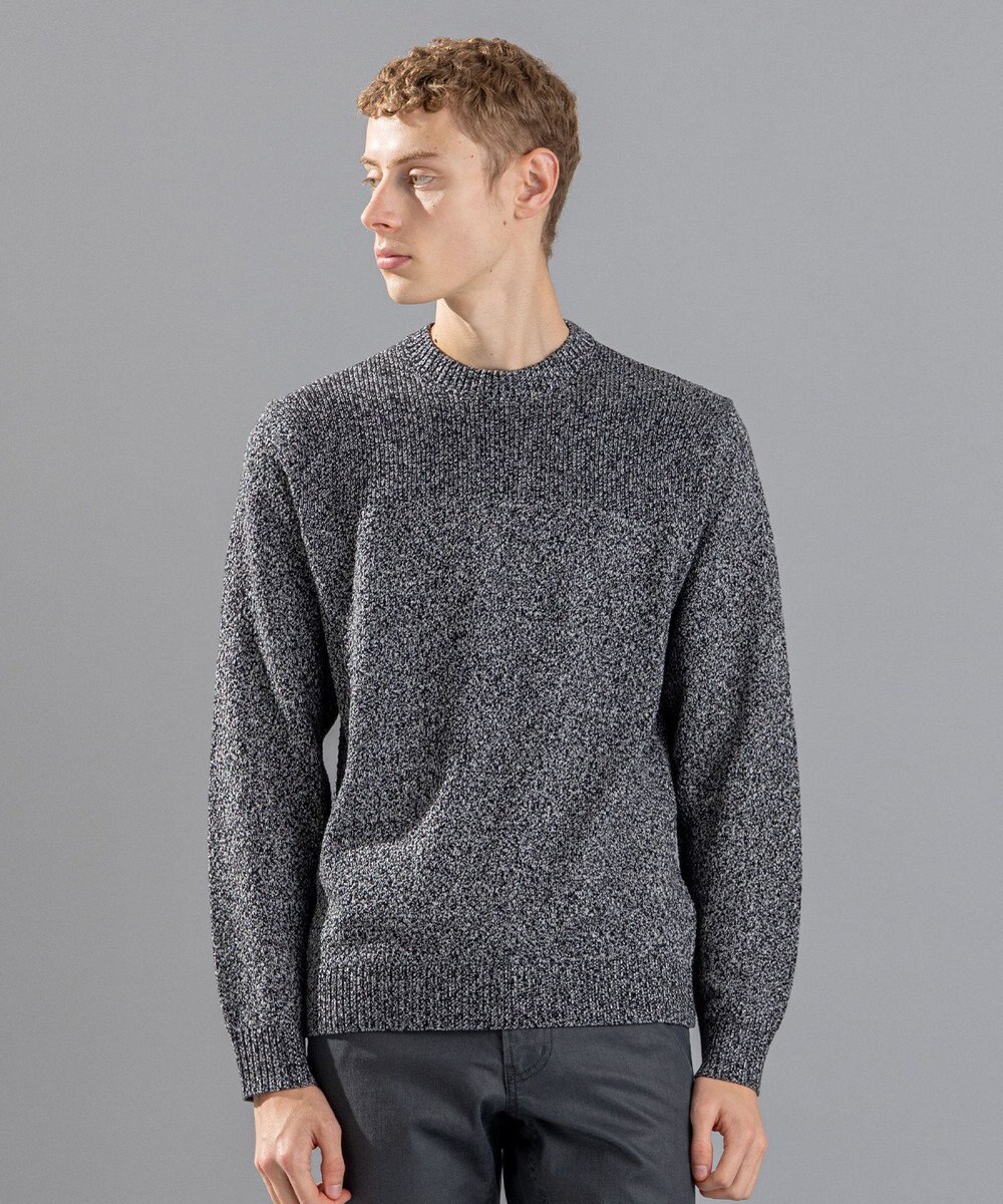 JOSEPH HOMME 【LEON 掲載】シルクバルキーハニカム　クルーネックニット 