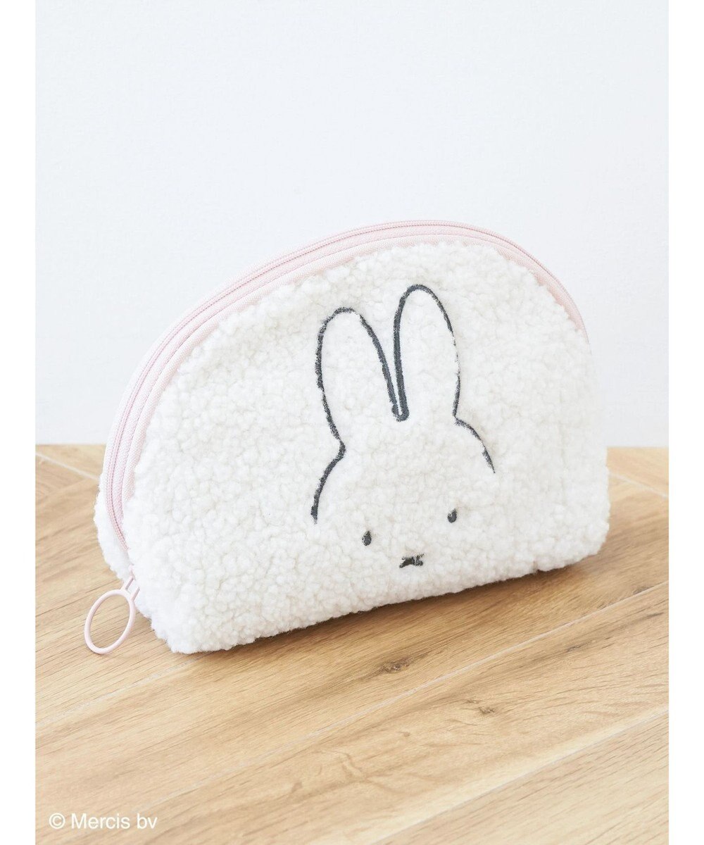 Green Parks ｍｉｆｆｙ／ボアラウンドポーチ Off White