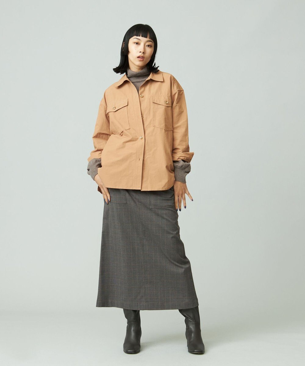 J.PRESS YORK STREET 【WOMEN】ミリタリーシャツジャケット 