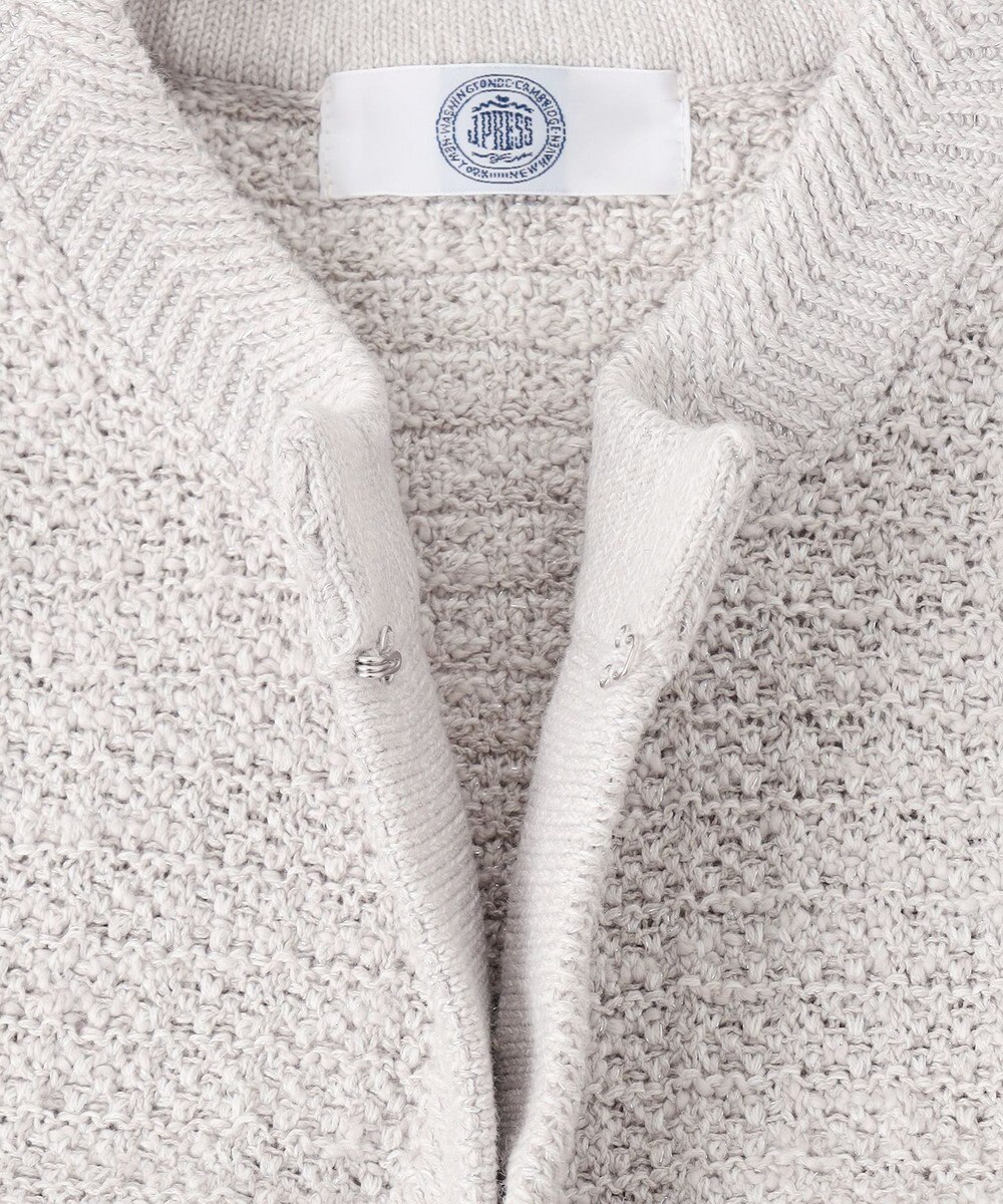 J.PRESS LADIES 【WEB限定カラーあり・洗える】TWEED ニット ジャケット 