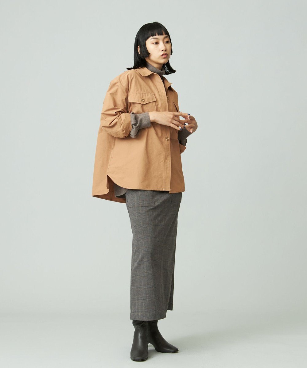 J.PRESS YORK STREET 【WOMEN】ミリタリーシャツジャケット 